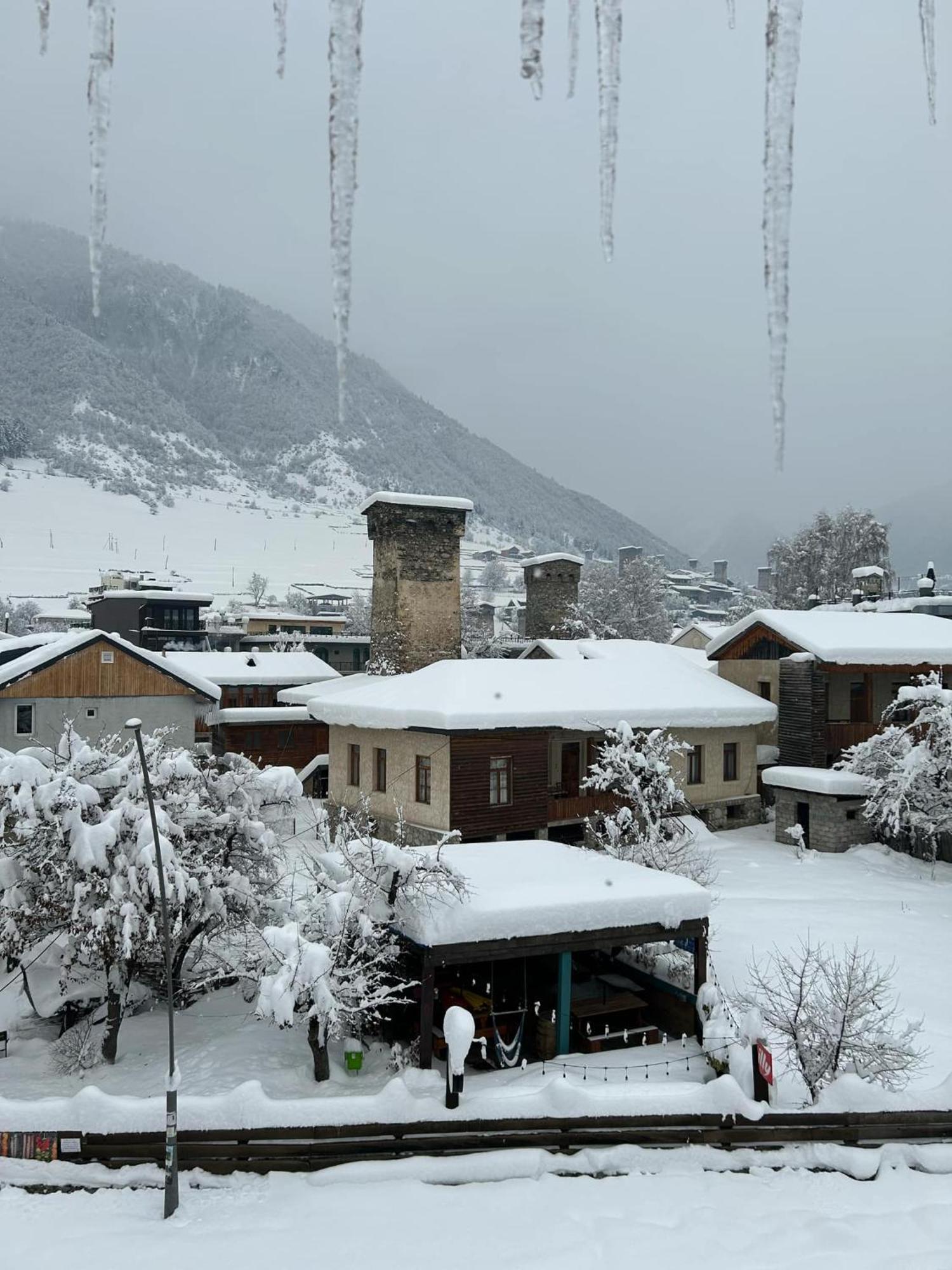 Hotel Svanseti Mestia Bagian luar foto