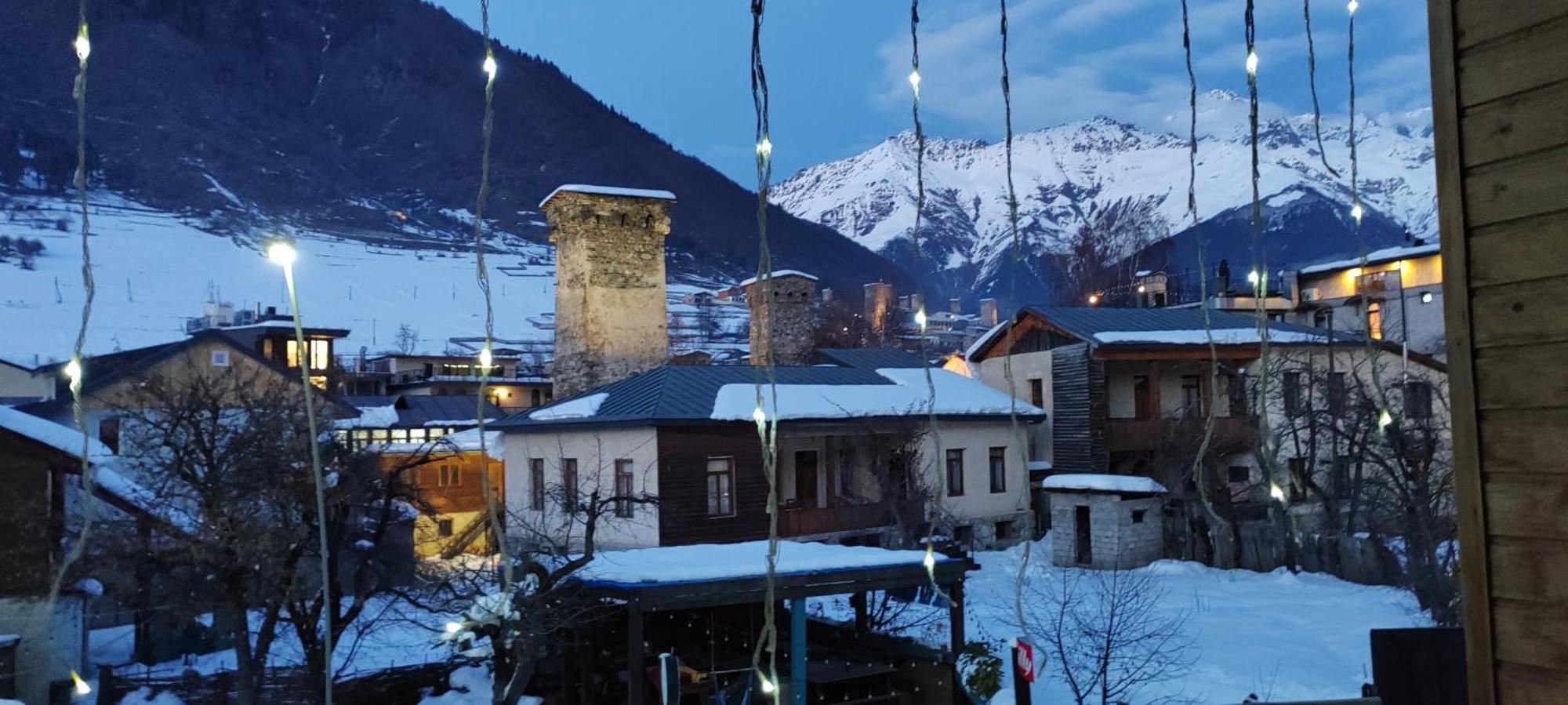 Hotel Svanseti Mestia Bagian luar foto